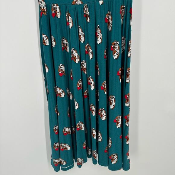 Bundle Posh Peanut Rosie Riveter Tiger Heart Cap Sleeve Ruffled Twirl Dress 10 - Picture 15 of 16